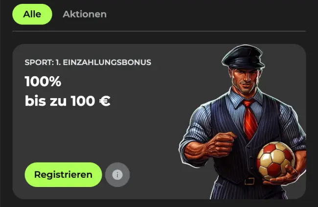Capospin, Sportbonus