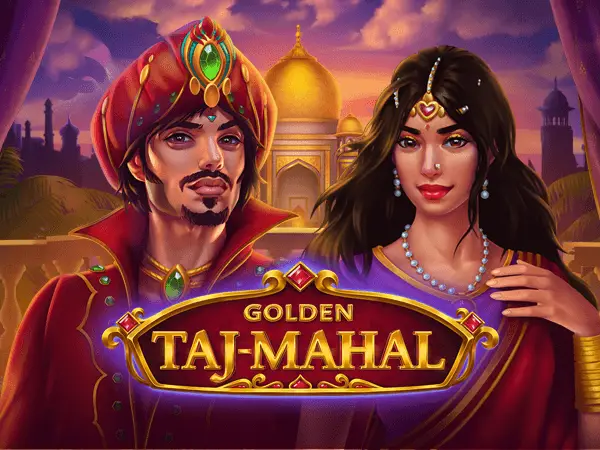 Golden Taj Mahal Logo