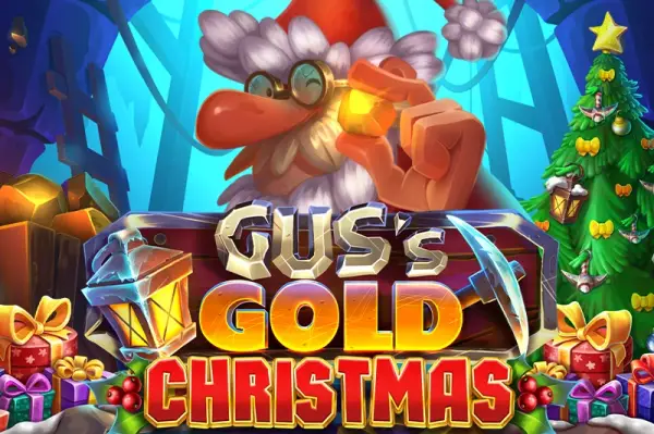 Gus's Gold Christmas Logo