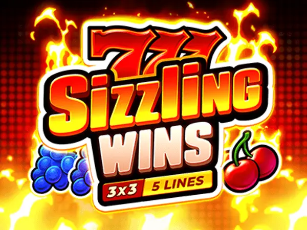 777 Sizzling Wins: 5 lines Logo