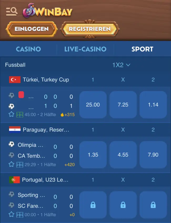 Winbay Sportwetten Test