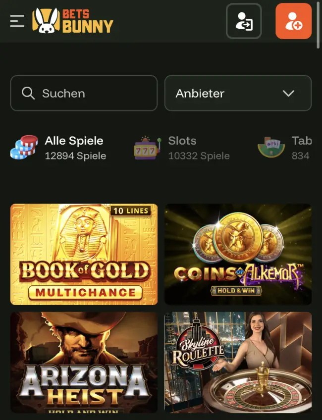 Bets Bunny Casino Test