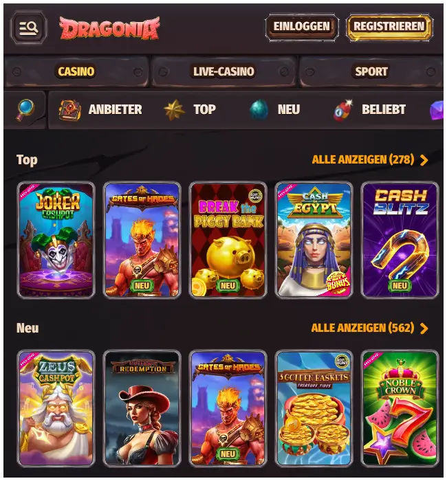 Dragonia Casino
