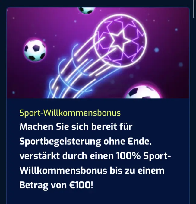 Scibet Sportwetten Bonus