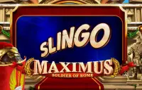 Slingo Maximus Soldier of Rome Logo