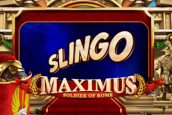 Slingo Maximus Soldier of Rome Logo