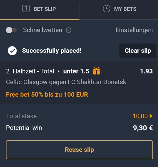 13bets Freebet abgeben