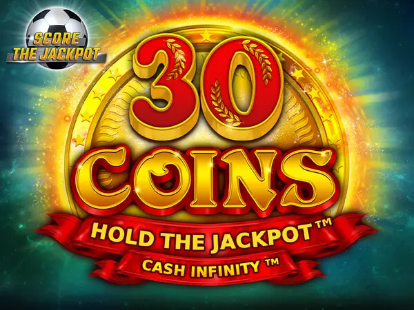 30 Coins Score The Jackpot Logo