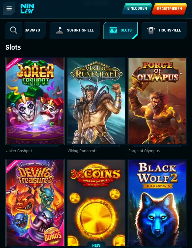 Ninlay Casino Test