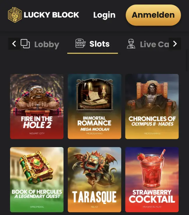 Luckyblock Casino Test