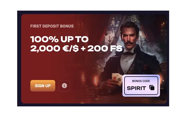 Spirit Casino Welcome Bonus
