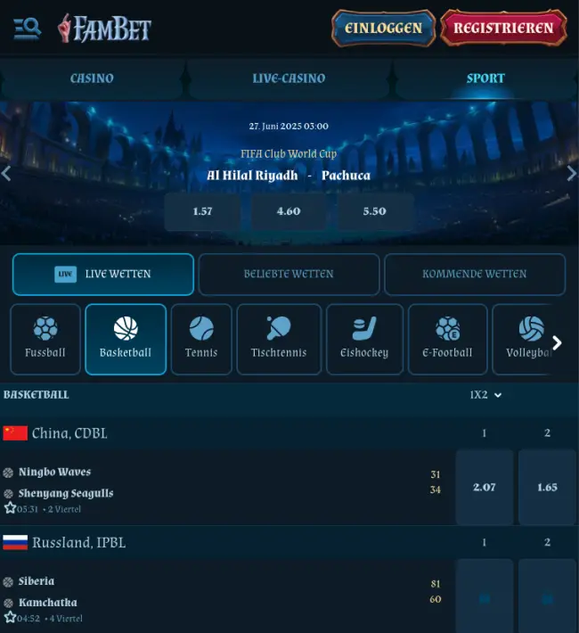 Fambet Sportwetten Test