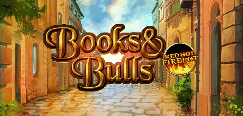 Books & Bulls Red Hot Firepot Logo