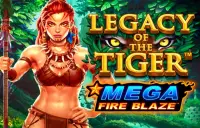 Mega Fire Blaze Jackpots Legacy of the Tiger Logo