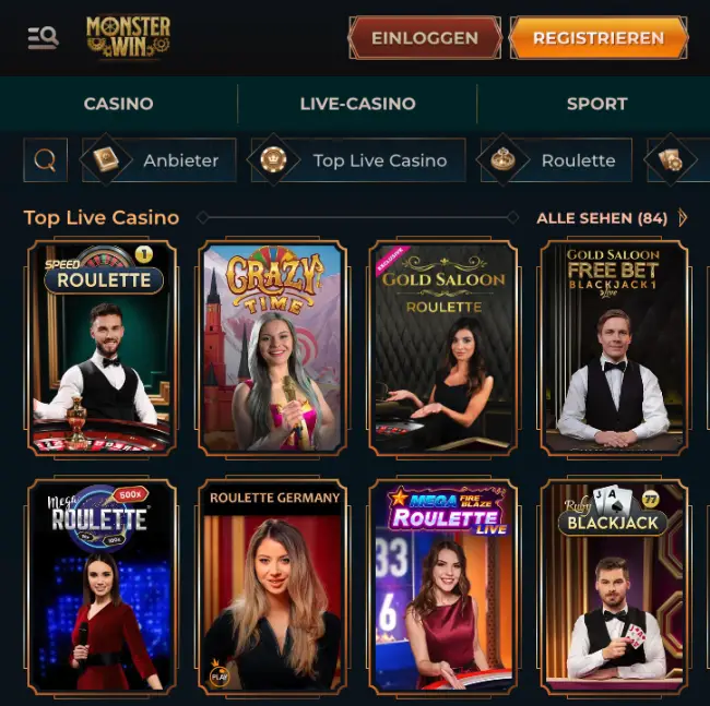 Monsterwin Casino Test