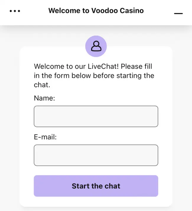 Voodoo Kundenservice