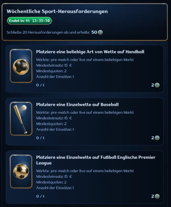 Millioner Sport Test