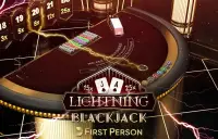 First Person Lightning Blackjack Logo