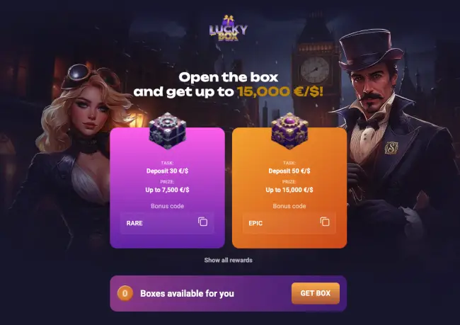 Spirit Casino Lucky Box
