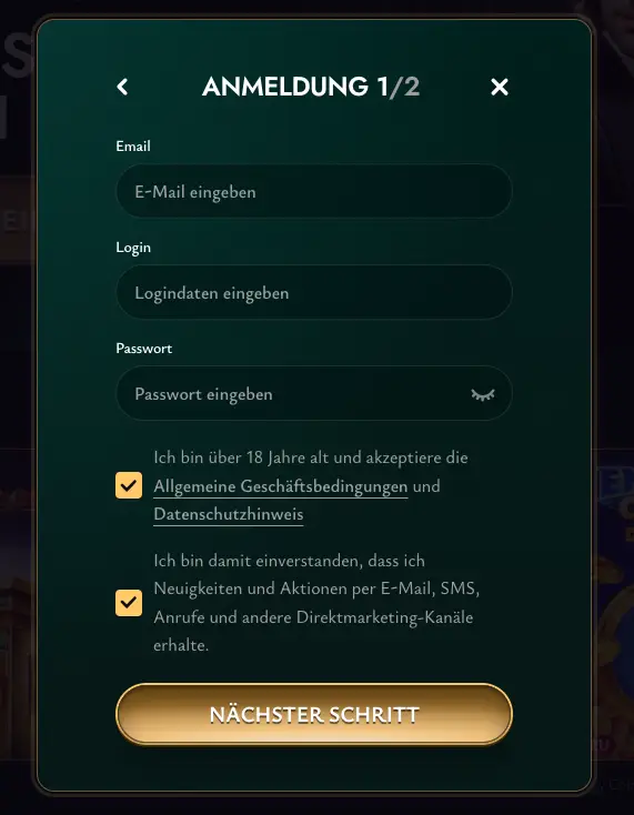Cashed Casino Test