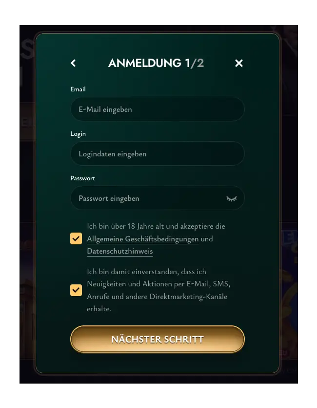 Cashed Casino Test