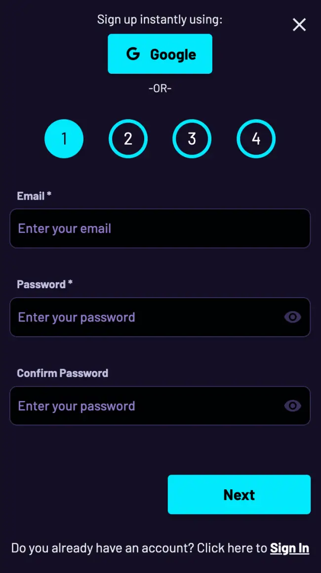 Turbowins Casino Registration