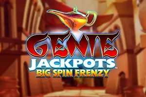 Genie Jackpots Big Spin Frenzy Logo