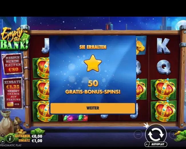 5 Freispiele ohne Einzahlung