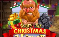 Angry Elf Christmas Miner Logo