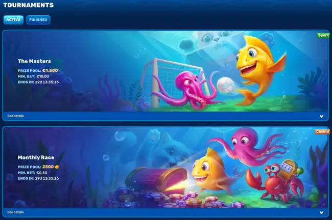 Spinfin Casino Tournaments