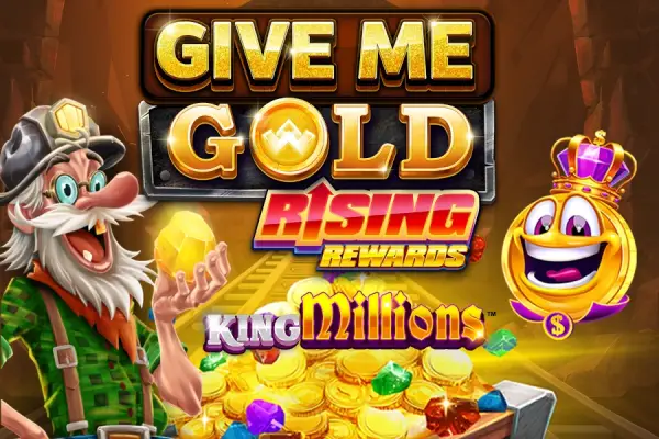 Give Me Gold: Rising Rewards King Millions Logo