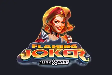 Flaming Joker Link & Win Logo