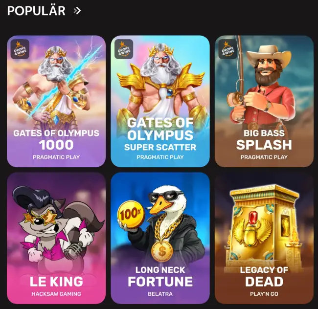 Slots im Iris Casino