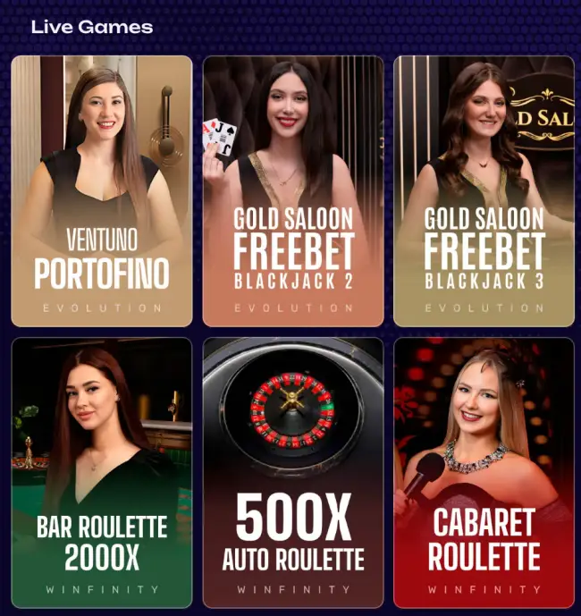 x3Bet Casino Live