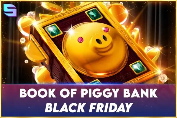 Book of Piggy Bank - Black Friday Logo