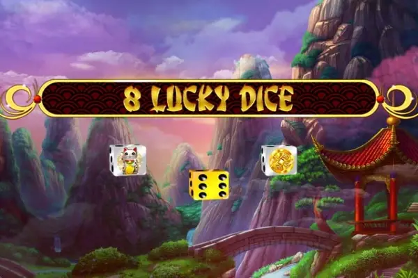 8 Lucky Dice Logo