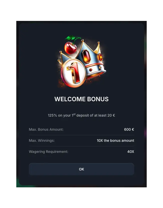 Beef Casino Welcome Bonus