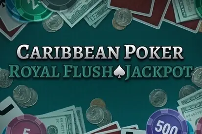 Caribbean Poker Royal Flush Jackpot Logo
