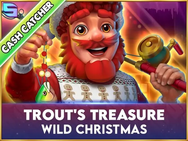 Trout's Treasure - Wild Christmas Logo