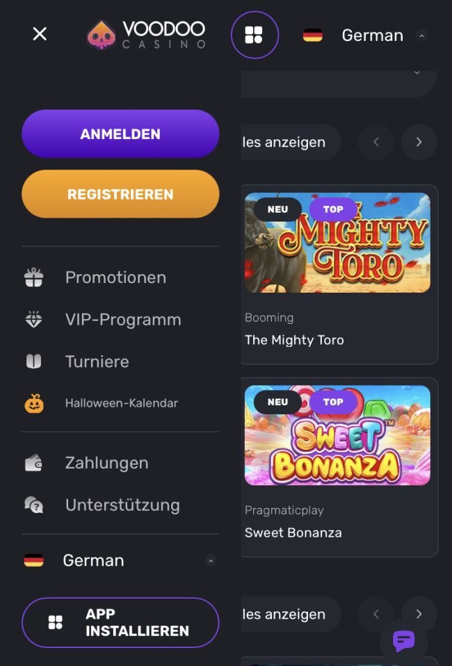 Voodoo Benutzerfreundlichkeit