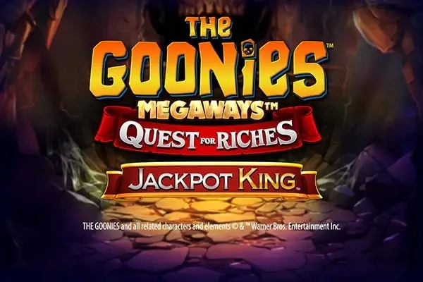 The Goonies Megaways Quest for Riches Logo