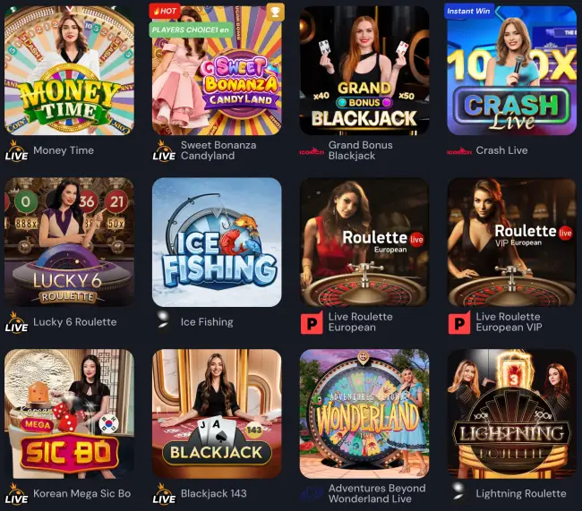 Slotozen Casino Live Casino