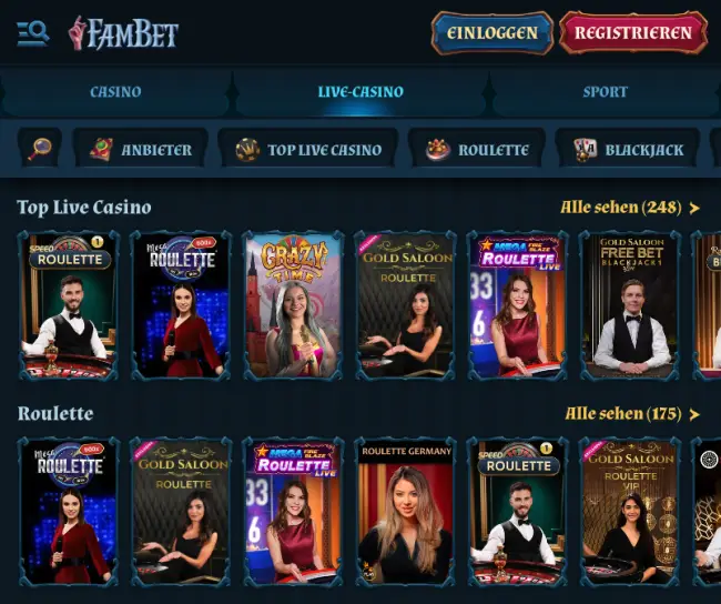 Fambet Casino test