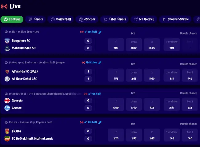 Spingranny Sport Live