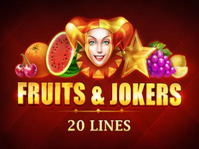 Fruits & Jokers: 20 lines Logo