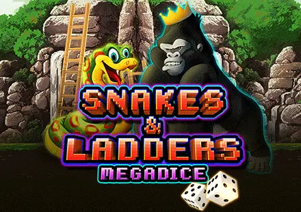 Snakes and Ladders Megadice Logo