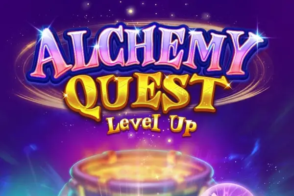 Alchemy Quest Level Up Logo