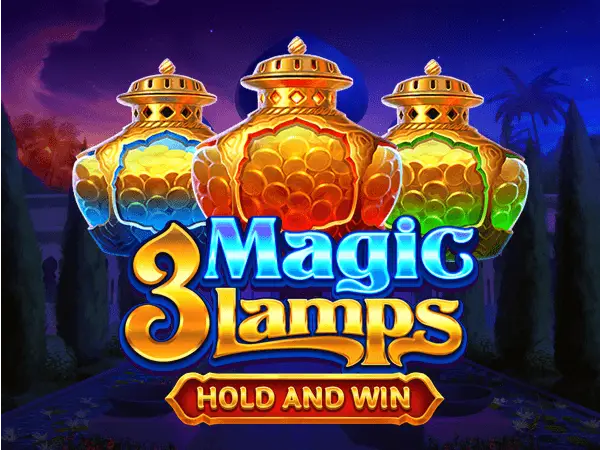 3 Magic Lamps: Hold and Win Logo