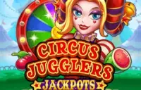 Circus Jugglers Jackpots Logo