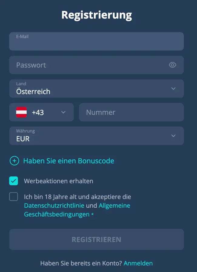 Platincasino Bonus